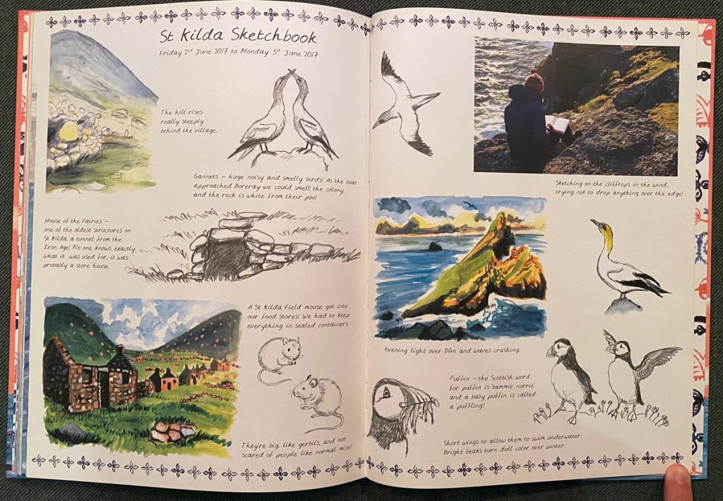 St. Kilda sketchbook from Child of St. Kilda